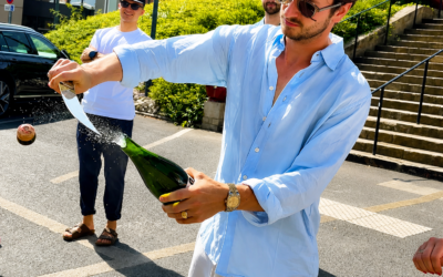 Expérience sabrage en Champagne : à vous de jouer